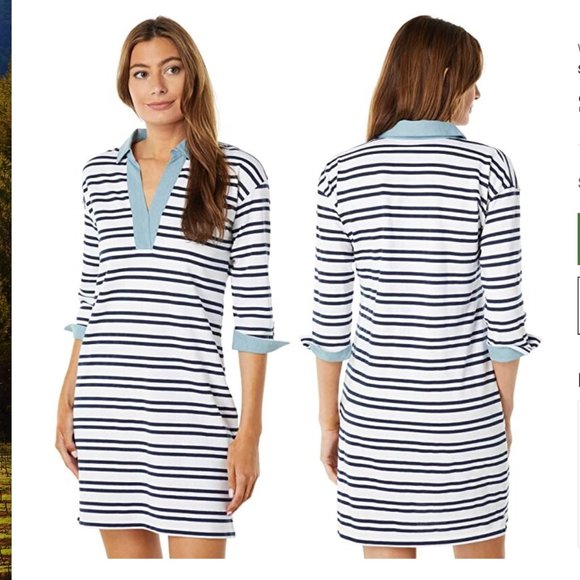 Southern Tide Dresses & Skirts - NEW Southern Tide Stripe Shirt Dress Beach